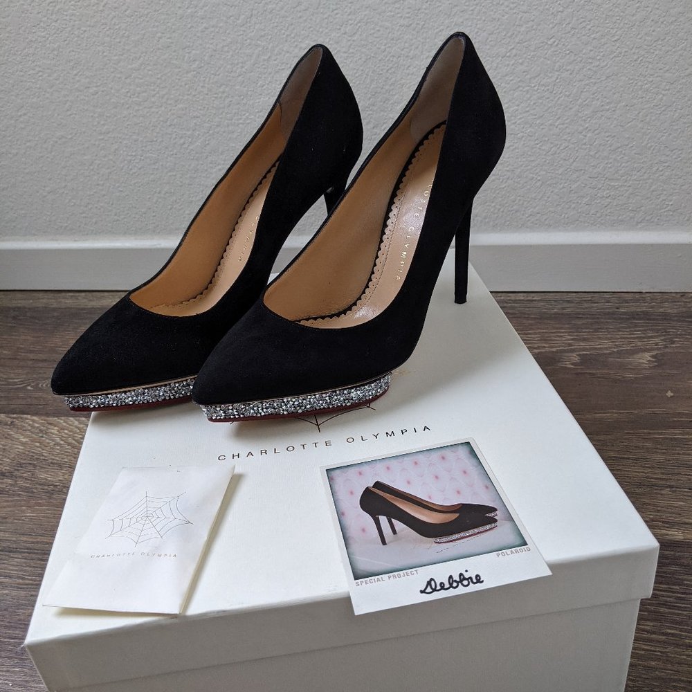 Charlotte Olympia Debbie Platform Heels Sparkles!